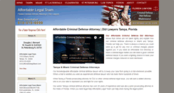 Desktop Screenshot of affordablelegalteam.com