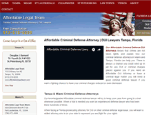 Tablet Screenshot of affordablelegalteam.com